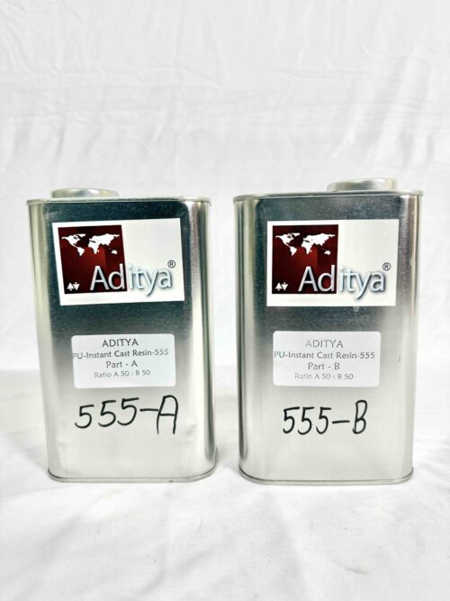 Aditya PU 3 Minutes Cast Resin Milky - 555 - A 1KG + B 1KG, before its name was 111