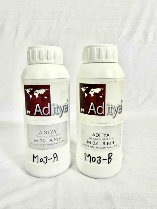 Aditya Silicone Rubber RTV - M03 - Easy 50:50 Ratio - 1 Kg.