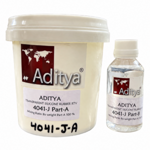 Aditya Silicone Rubber RTV 4041 J - 1.1 Kg. Transparent