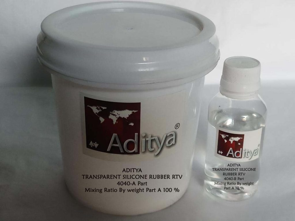 Aditya Silicone Rubber RTV – 4040 – 1.1 Kg. Full Transparent – Aditya ...