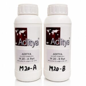 Aditya Silicone Rubber RTV - M20 - Easy 50:50 Ratio - 1 Kg.